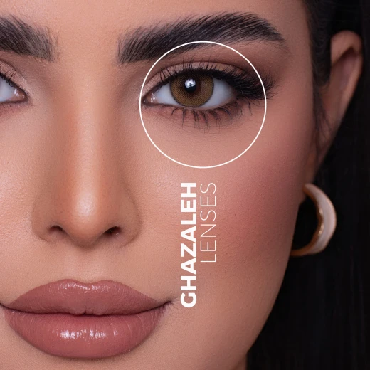 عدسات غزال بلون البندق، 6 أشهر، رؤية عالية الدقة، تصميم مريح، مادة قابلة للتنفس، تتضمن عدستين، متوفرة بوصفات طبية مختلفة من رغد أورجانيكس عدسات غزال بلون البندق، 6 أشهر، رؤية عالية الدقة، تصميم مريح، مادة قابلة للتنفس، تتضمن عدستين، متوفرة بوصفات طبية مختلفة من رغد أورجانيكس